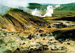 73590360 Reykjavík Solfataras In Krysuvik Hot Spring Region Vulkanlandschaft Hei - Islanda