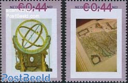 Netherlands - Personal Stamps TNT/PNL 2007 Atlas Major Of Blaeu 2v, Mint NH, Various - Maps - Géographie