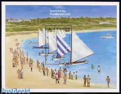 Anguilla 1986 Christmas, Ships S/s, Mint NH, Religion - Sport - Transport - Christmas - Sport (other And Mixed) - Ship.. - Natale