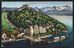 AK Leoni /Starnberger See, Drahtseilbahn Nach Rottmannshöhe Und Bismarckturm  - Andere & Zonder Classificatie