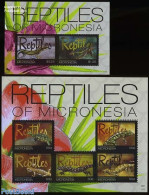 Micronesia 2011 Reptiles 2 S/s, Mint NH, Nature - Animals (others & Mixed) - Micronesië