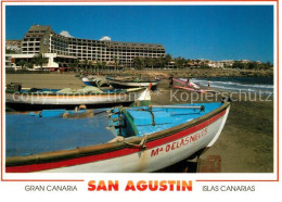 73590320 San Agustin Gran Canaria Fischerboote Strand Hotels San Agustin Gran Ca - Other & Unclassified