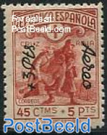 Spain 1938 Red Cross, Airmail Overprint 1v, Mint NH, Health - Red Cross - Ongebruikt