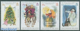 Ascension 2005 H.C. Andersen, Christmas 4v, Mint NH, Nature - Religion - Dogs - Horses - Christmas - Art - Fairytales - Natale