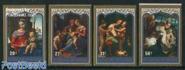 Burundi 1979 Christmas 4v Imperforated, Mint NH, Religion - Christmas - Religion - Art - Paintings - Noël