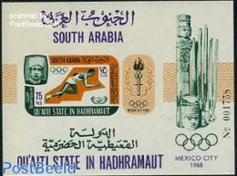Aden 1967 Olympic Games S/s Imperforated, Mint NH, Sport - Olympic Games - Andere & Zonder Classificatie