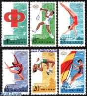 China People’s Republic 1983 Sports 6v, Mint NH, Sport - Athletics - Gymnastics - Sailing - Sport (other And Mixed) .. - Ongebruikt