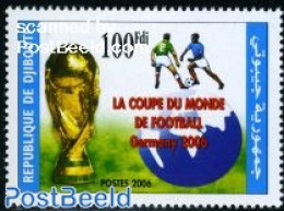 Djibouti 2005 World Cup Football Germany 1v, Mint NH, Sport - Football - Gibuti (1977-...)