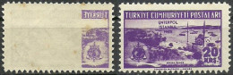 Turkey; 1955 General Assembly Of The International Criminal Police 20 K. "Ablaktsch ERROR" - Ungebraucht