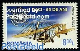 Romania 2010 65 Years ICAO 1v, Mint NH, Transport - Aircraft & Aviation - Ungebraucht