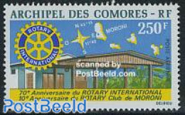 Comoros 1975 Moroni Rotary Club 1v, Mint NH, Various - Maps - Rotary - Géographie