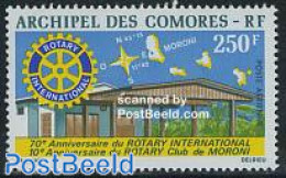 Comoros 1975 Moroni Rotary Club 1v, Mint NH, Various - Maps - Rotary - Geografía