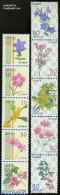 Japan 2011 Flowers 10v (2x [::::]), Mint NH, Nature - Flowers & Plants - Nuevos