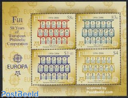 Fiji 2005 50 Europa Years S/s, Mint NH, History - Europa Hang-on Issues - Idées Européennes