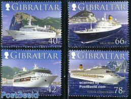 Gibraltar 2006 Cruise Ships (2nd Set) 4v, Mint NH, Transport - Ships And Boats - Bateaux