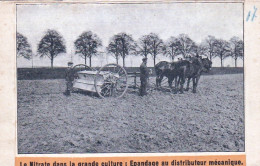 Ecole De Bienfaisance De L'état A SAINT HUBERT - Nitrate Dans La Grande Culture - Epandage Au Distributeur Mecanique - Saint-Hubert