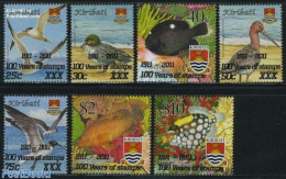 Kiribati 2011 100 Years Stamps 7v, Mint NH, Nature - Birds - Ducks - Fish - 100 Years Stamps - Fishes