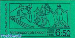 Sweden 1974 SKIING BOOKLET, Mint NH, Sport - Skiing - Sport (other And Mixed) - Stamp Booklets - Nuovi