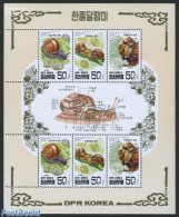 Korea, North 1997 Snails M/s, Mint NH, Nature - Animals (others & Mixed) - Shells & Crustaceans - Vie Marine