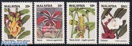 Malaysia 1993 Flowers 4v, Mint NH, Nature - Flowers & Plants - Autres & Non Classés