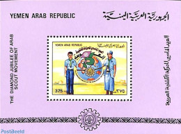 Yemen, Republic 1990 Scouting S/s, Mint NH, Sport - Various - Scouting - Maps - Geographie