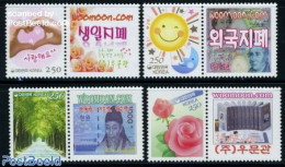 Korea, South 2008 My Own Stamp, 4v+personal Tabs, Mint NH, Nature - Flowers & Plants - Roses - Corée Du Sud
