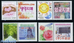 Korea, South 2008 My Own Stamp, 4v+personal Tabs, Mint NH, Nature - Flowers & Plants - Roses - Korea (Süd-)