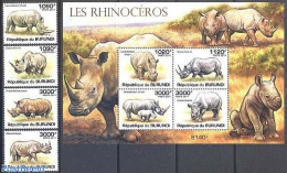 Burundi 2011 Rhinos 4v + S/s, Mint NH - Otros & Sin Clasificación