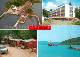 73590073 Szantod Hotel Campingplatz Hafen Faehre Fliegeraufnahme Szantod - Hungary