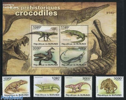 Burundi 2011 Prehistoric Animals 4v + S/s, Mint NH, Nature - Prehistoric Animals - Prehistorisch