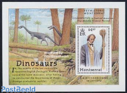 Montserrat 1992 Preh. Animals S/s, Mint NH, Nature - Prehistoric Animals - Préhistoriques