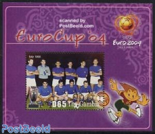 Gambia 2004 EC Football S/s, Italy 1968, Mint NH, Sport - Football - Gambie (...-1964)