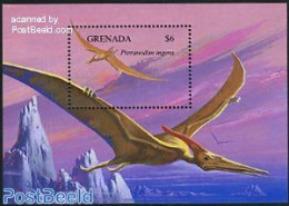 Grenada 1994 Pteranodon Ingens S/s, Mint NH, Nature - Prehistoric Animals - Prehistóricos