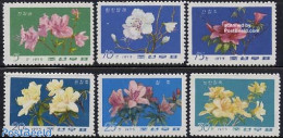 Korea, North 1975 Rhodondendrons 6v, Mint NH, Nature - Flowers & Plants - Corea Del Nord