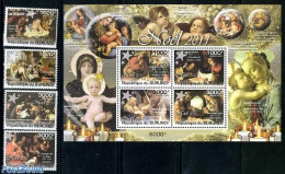 Burundi 2011 Christmas 4v + S/s, Mint NH, Religion - Altri & Non Classificati