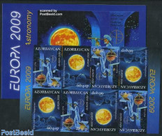 Azerbaijan 2009 Europa, Astronomy Booklet, Mint NH, History - Science - Europa (cept) - Astronomy - Stamp Booklets - Astrologia