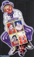 Micronesia 2003 Clowns 4v M/s ,/Glen Little, Mint NH, Performance Art - Circus - Cirque