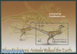 Micronesia 2005 Prehistoric Animals S/s, Coelophysis, Mint NH, Nature - Prehistoric Animals - Préhistoriques