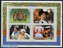 Niue 1986 Queen Mother S/s, Mint NH, History - Kings & Queens (Royalty) - Familias Reales