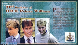 Sierra Leone 2003 Prince William 3v M/s, Mint NH, History - Kings & Queens (Royalty) - Familias Reales