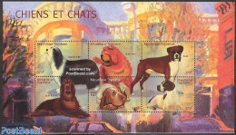 Togo 2001 Dogs 6v M/s, Bearded Collie, Mint NH, Nature - Dogs - Togo (1960-...)
