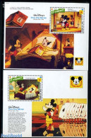 Saint Vincent 1992 Thru The Mirror 2 S/s, Mint NH, Sport - Playing Cards - Art - Disney - Disney