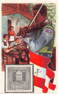 Cacao Et Chocolat - La Poste Internationale - Flag And Stamp Chromo Kwatta - Austria - Andere & Zonder Classificatie