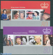 Gibraltar 2006 Queen 80th Birthday 2 S/s, Mint NH, History - Kings & Queens (Royalty) - Familias Reales