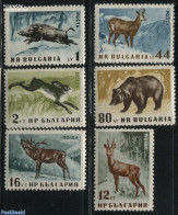 Bulgaria 1958 Forest Animals 6v, Mint NH, Nature - Animals (others & Mixed) - Bears - Deer - Rabbits / Hares - Wild Ma.. - Ungebraucht