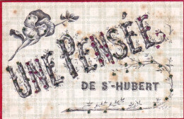 Luxembourg - SAINT HUBERT -  Une Pensée De St Hubert - Ajouts De Brillants - Saint-Hubert