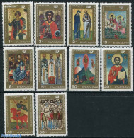 Bulgaria 1969 Art 10v, Mint NH, Nature - Religion - Horses - Religion - Saint Nicholas - Art - Paintings - Unused Stamps