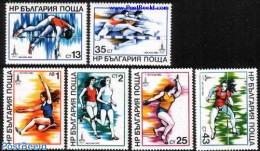 Bulgaria 1979 Olympic Games, Athletics 6v, Mint NH, Sport - Athletics - Olympic Games - Nuevos