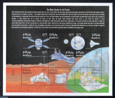 Maldives 2000 Colonisation Of Mars  9v M/s, Mint NH, Transport - Space Exploration - Art - Science Fiction - Ohne Zuordnung