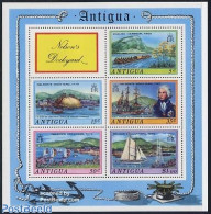 Antigua & Barbuda 1975 Nelson Dockyard S/s, Mint NH, Transport - Ships And Boats - Ships